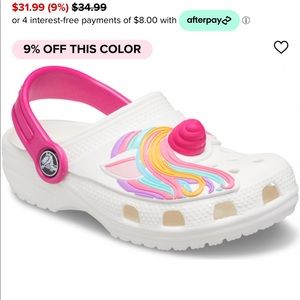 Baby Unicorn Crocs